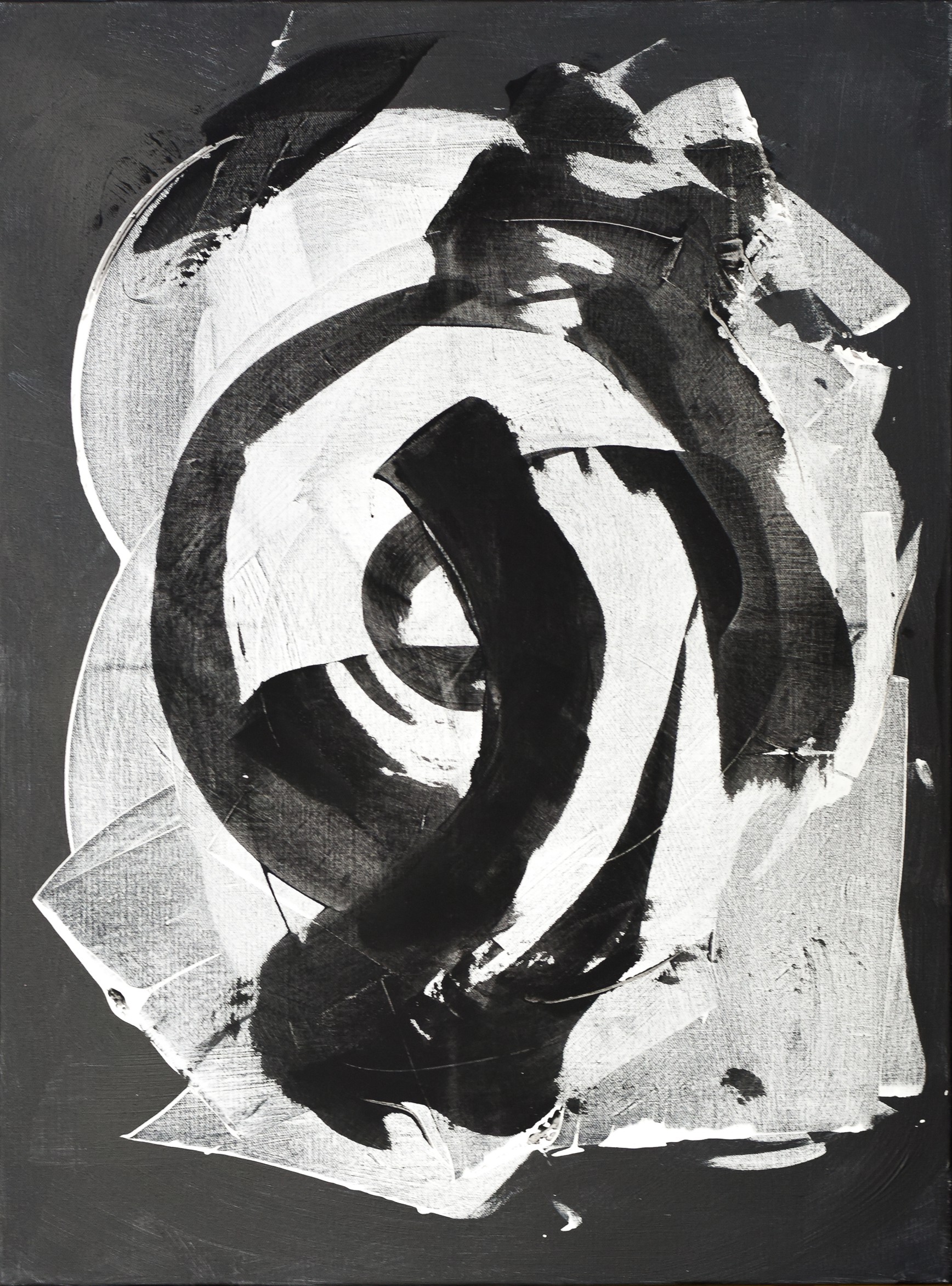 Gina Vor, White and Black (Abstrait Blanc et Noir) Gina Vor, White and Black (Abstrait Blanc et Noir)