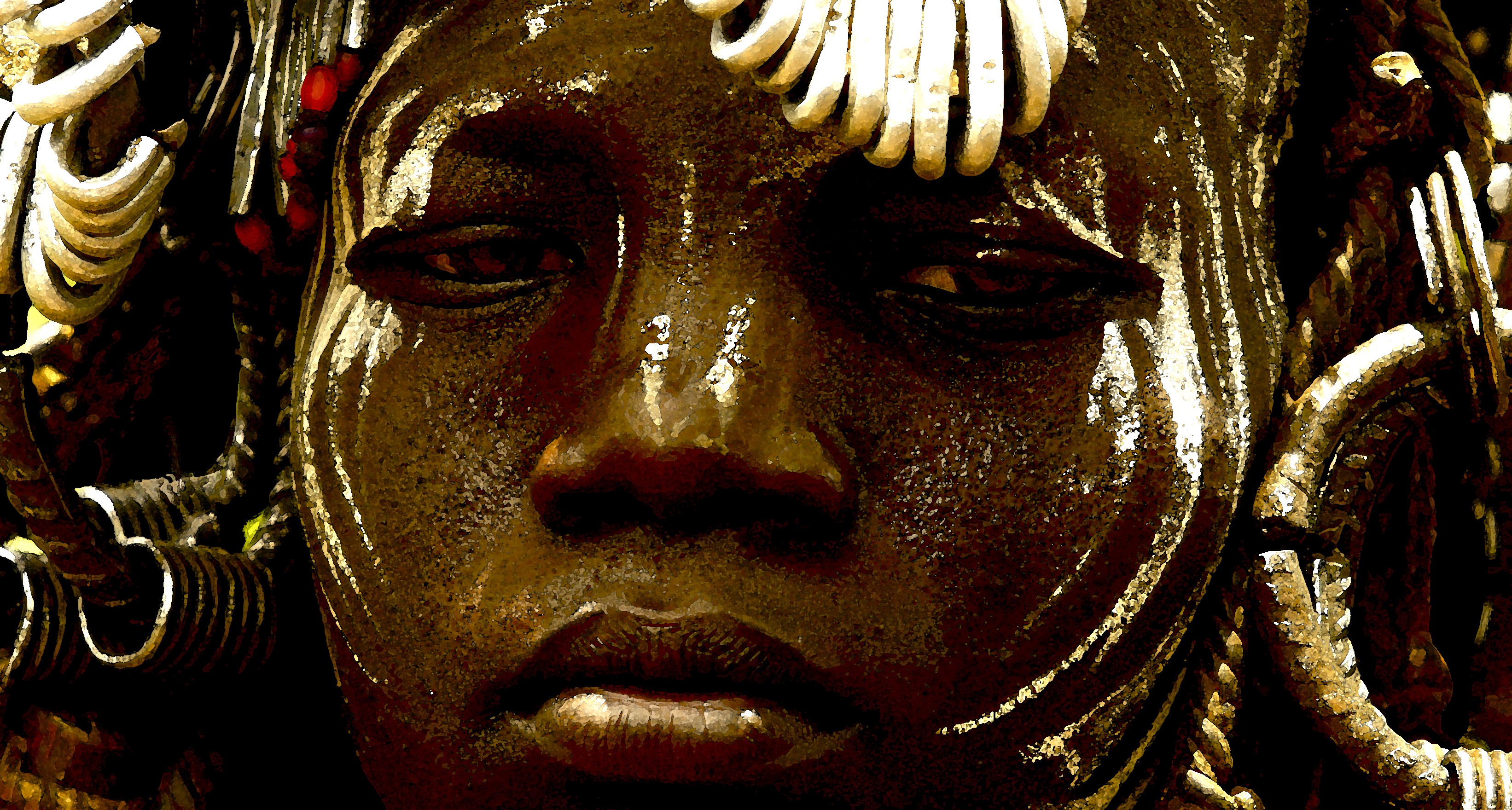 Dominique Leroy, Femme Mursi. Ethiopie Dominique Leroy, Femme Mursi. Ethiopie
