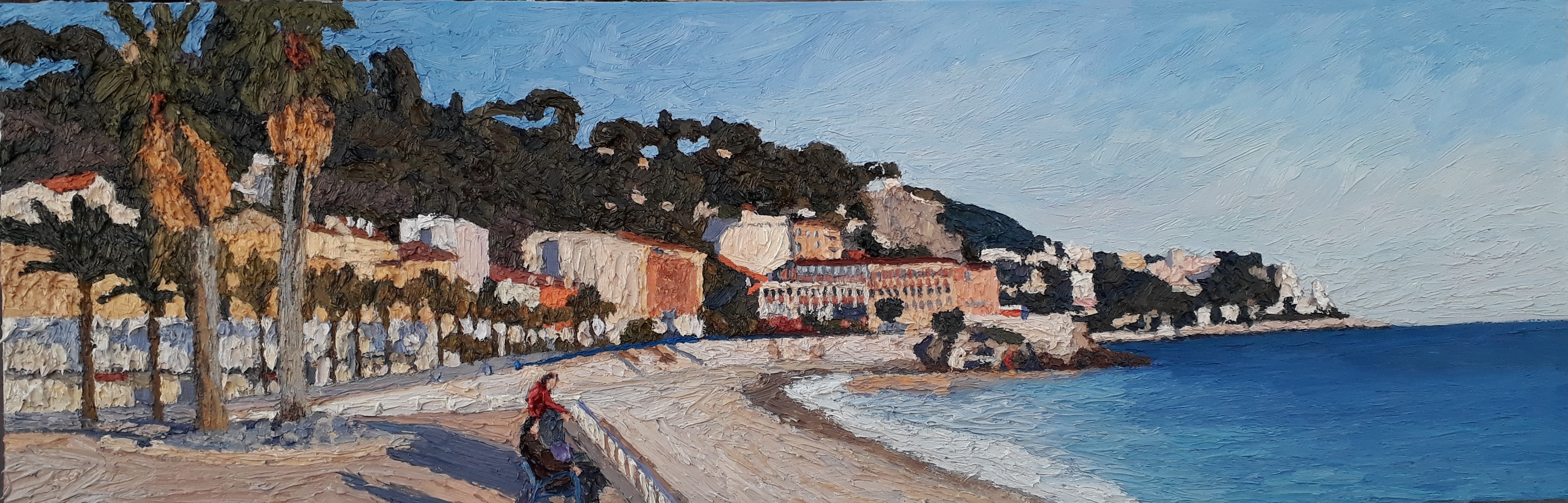 Omar Logang, Evening light in Nice Omar Logang, Evening light in Nice