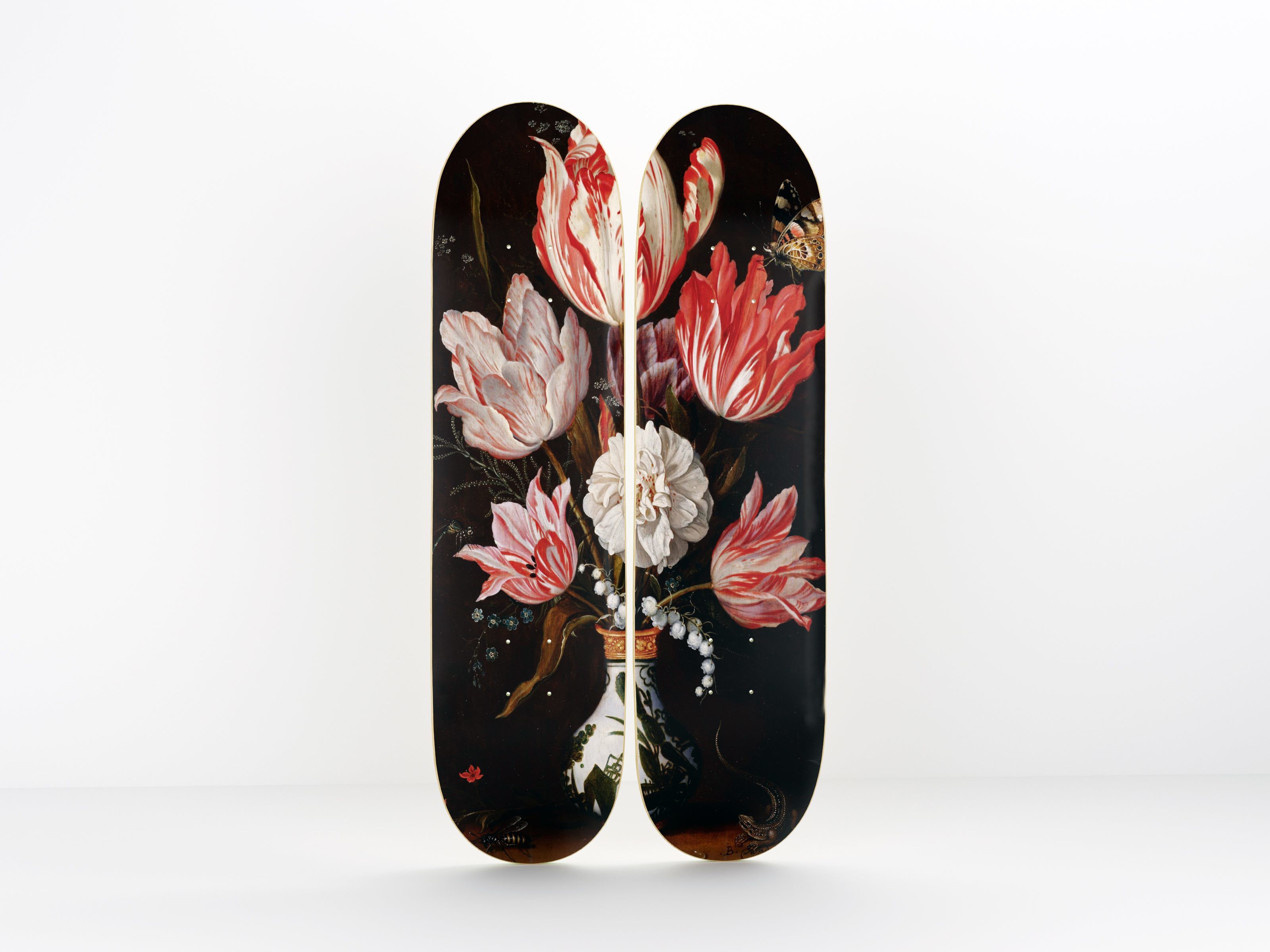 Boom Art, Flowers 09 Diptych T Skateboards Boom Art, Flowers 09 Diptych T Skateboards