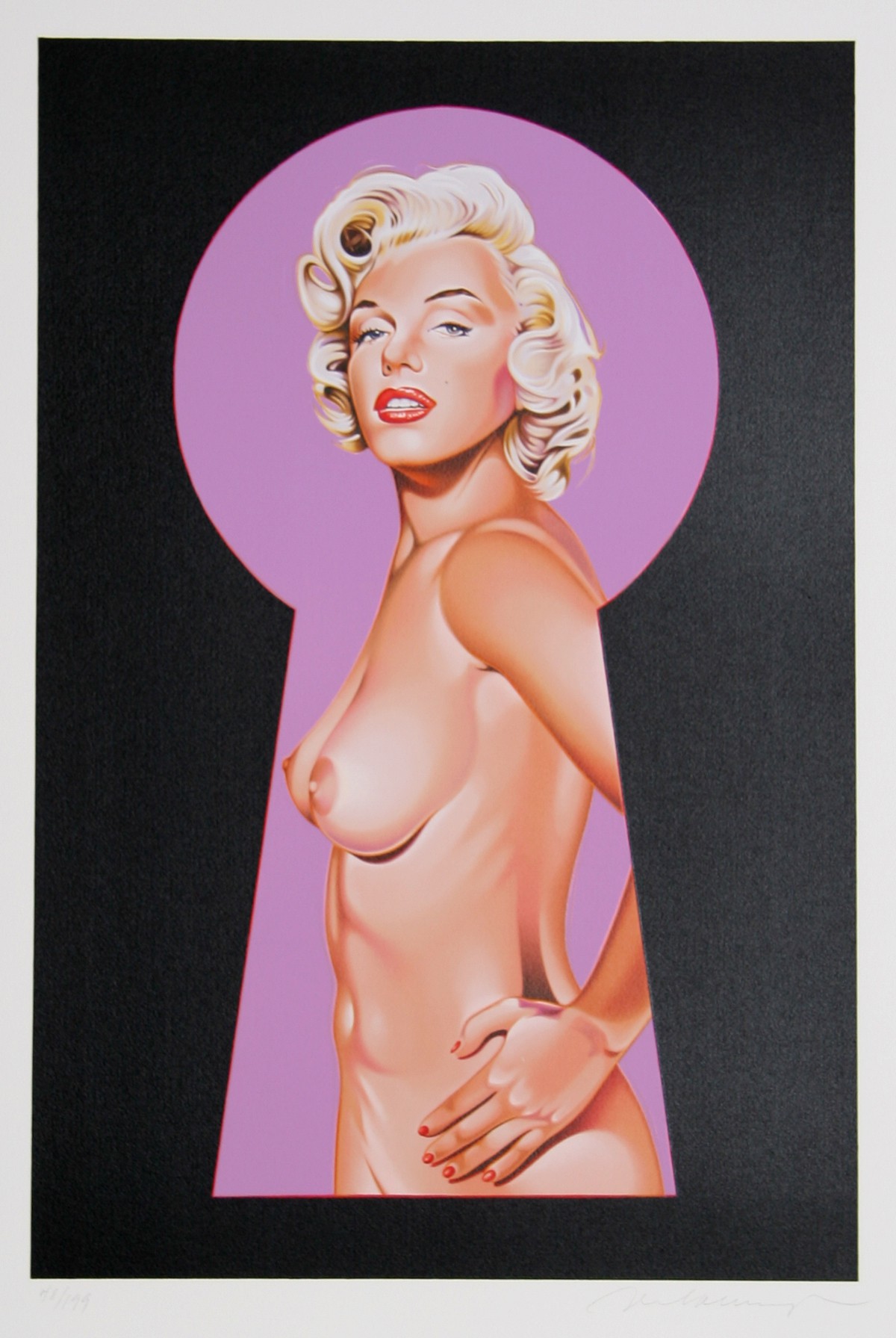 Mel Ramos, Peek a Boo Marilyn 2 Mel Ramos, Peek a Boo Marilyn 2
