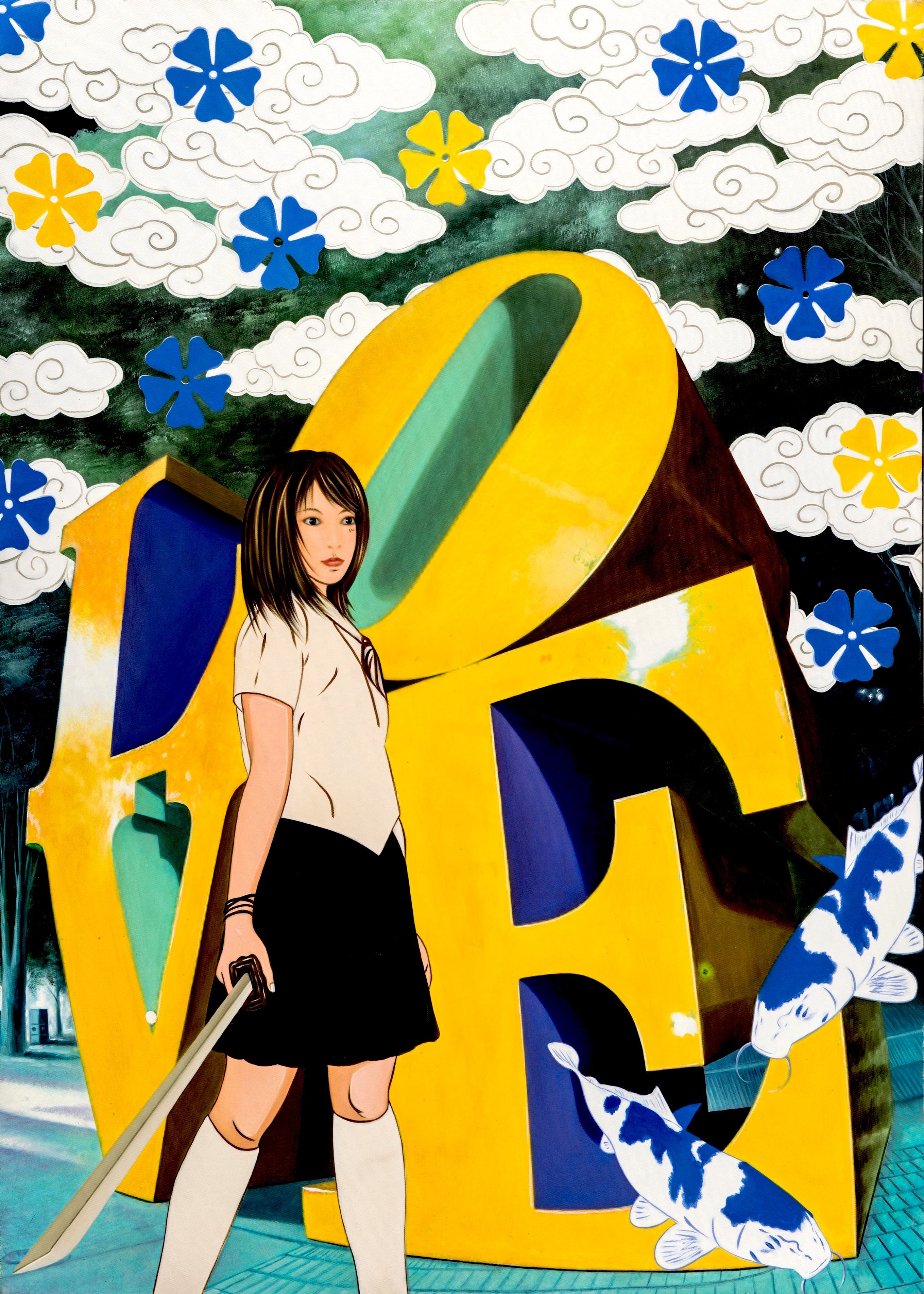 Hiro Ando, NOCTURNAL EMBRACE OF YELLOW & BLUE LOVE : SOLAR SERENADE Hiro Ando, NOCTURNAL EMBRACE OF YELLOW & BLUE LOVE : SOLAR SERENADE
