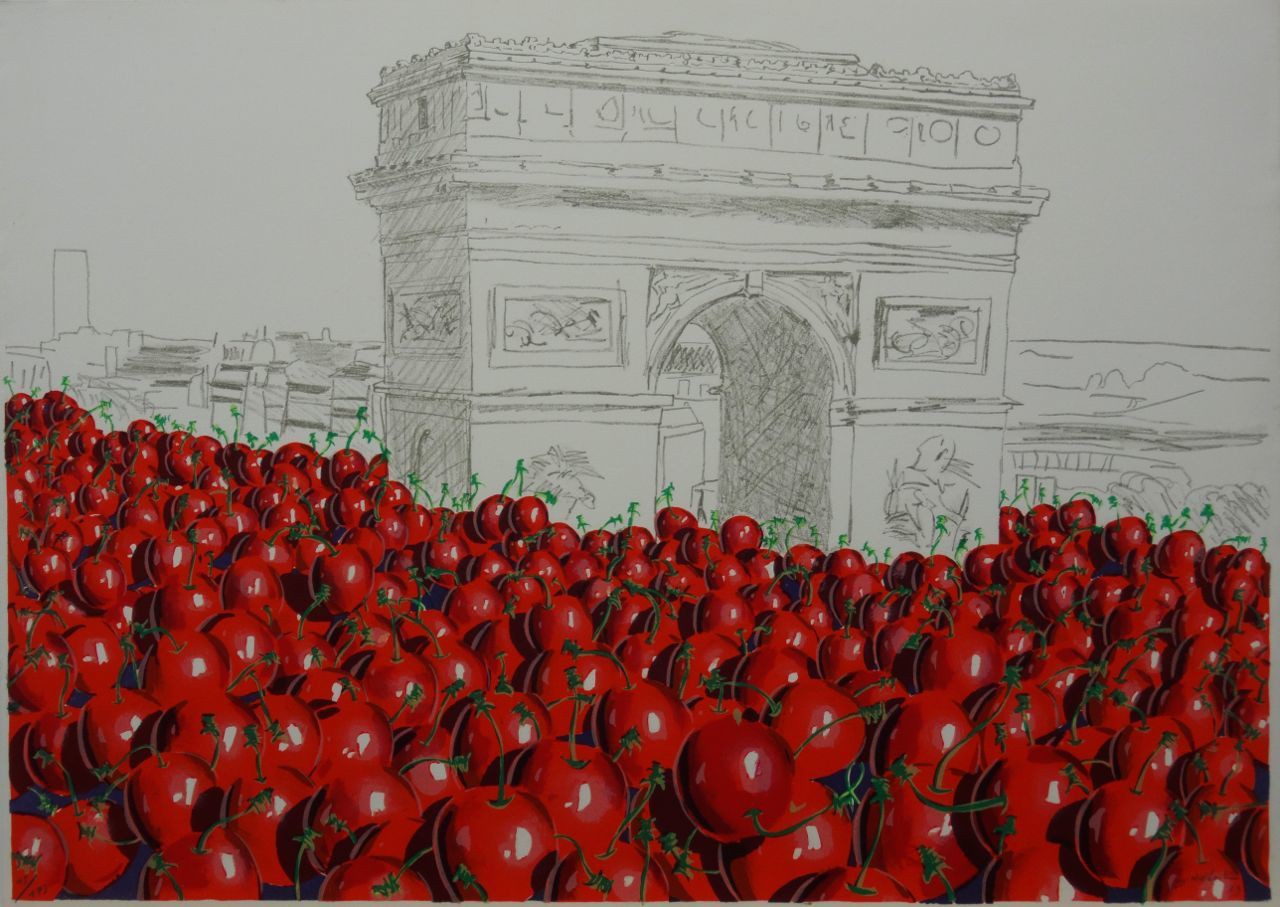 Jacques Halbert, Paris envahi par les cerises Jacques Halbert, Paris envahi par les cerises