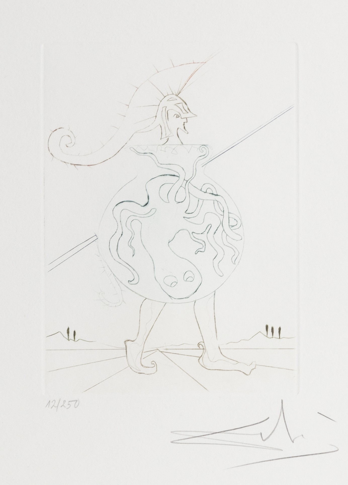 Salvador Dali, Henry V, from Much Ado about Shakespeare Salvador Dali, Henry V, from Much Ado about Shakespeare