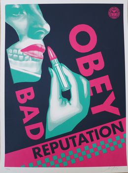 Print, Bad Reputation (Black), Shepard Fairey (Obey)