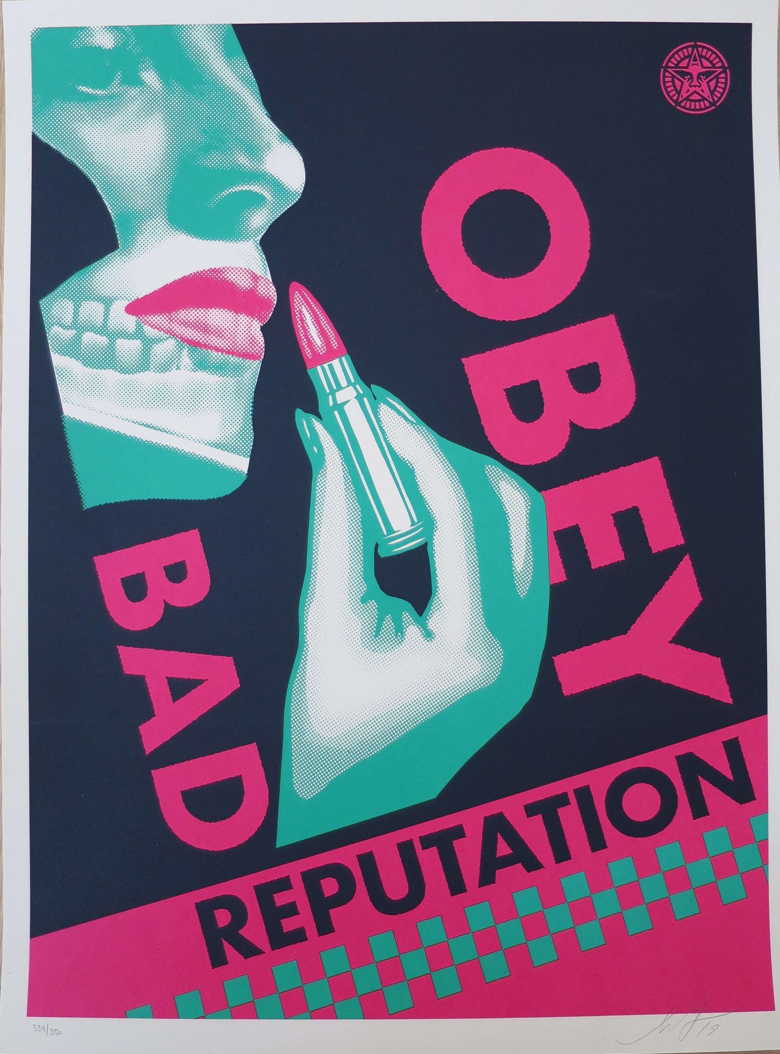Shepard Fairey (Obey), Bad Reputation (Black) Shepard Fairey (Obey), Bad Reputation (Black)