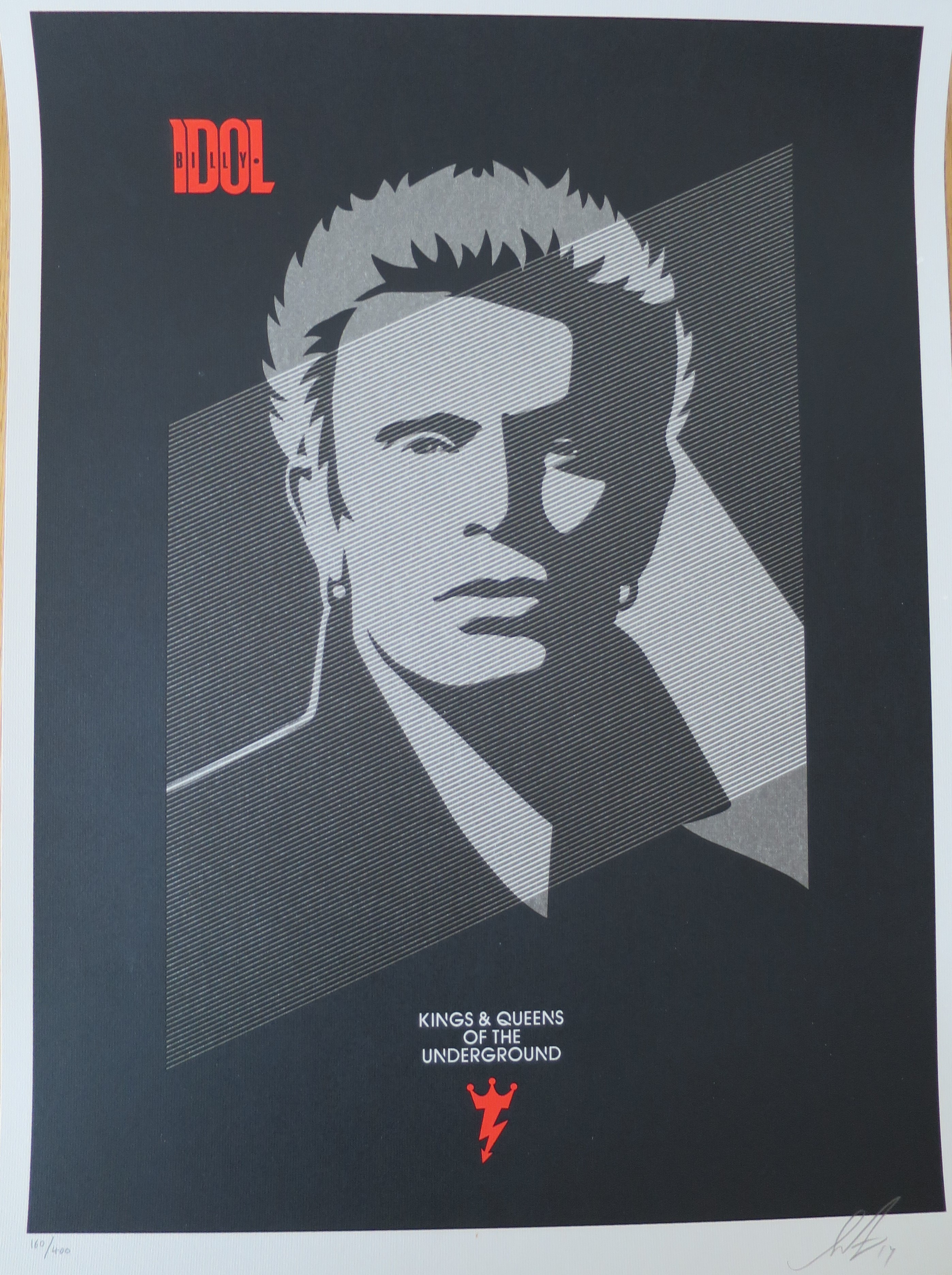 Shepard Fairey (Obey), Billy Idol Kings And Queens Of The Underground Shepard Fairey (Obey), Billy Idol Kings And Queens Of The Underground