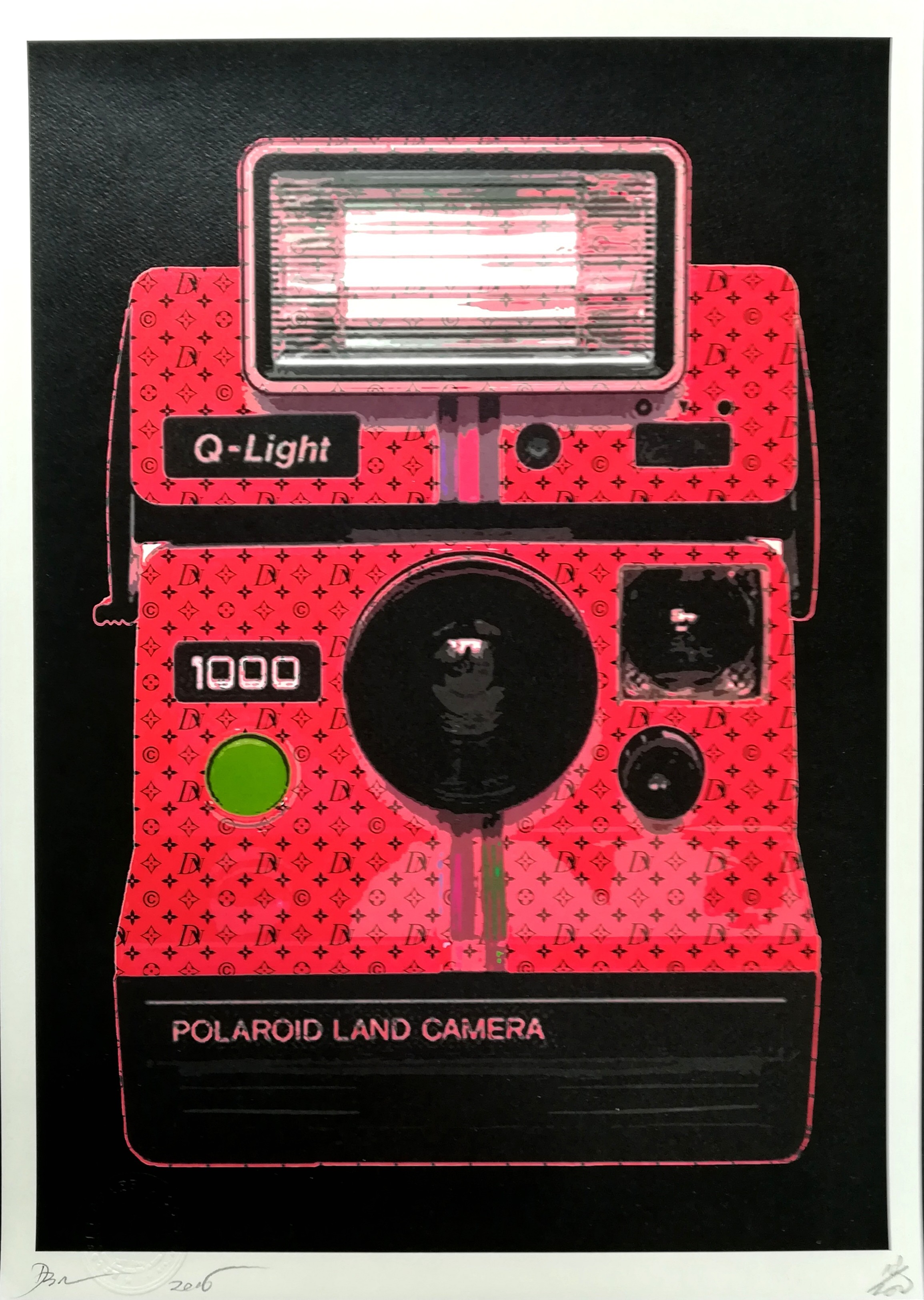 Death NYC, Pink Polaroid Death NYC, Pink Polaroid