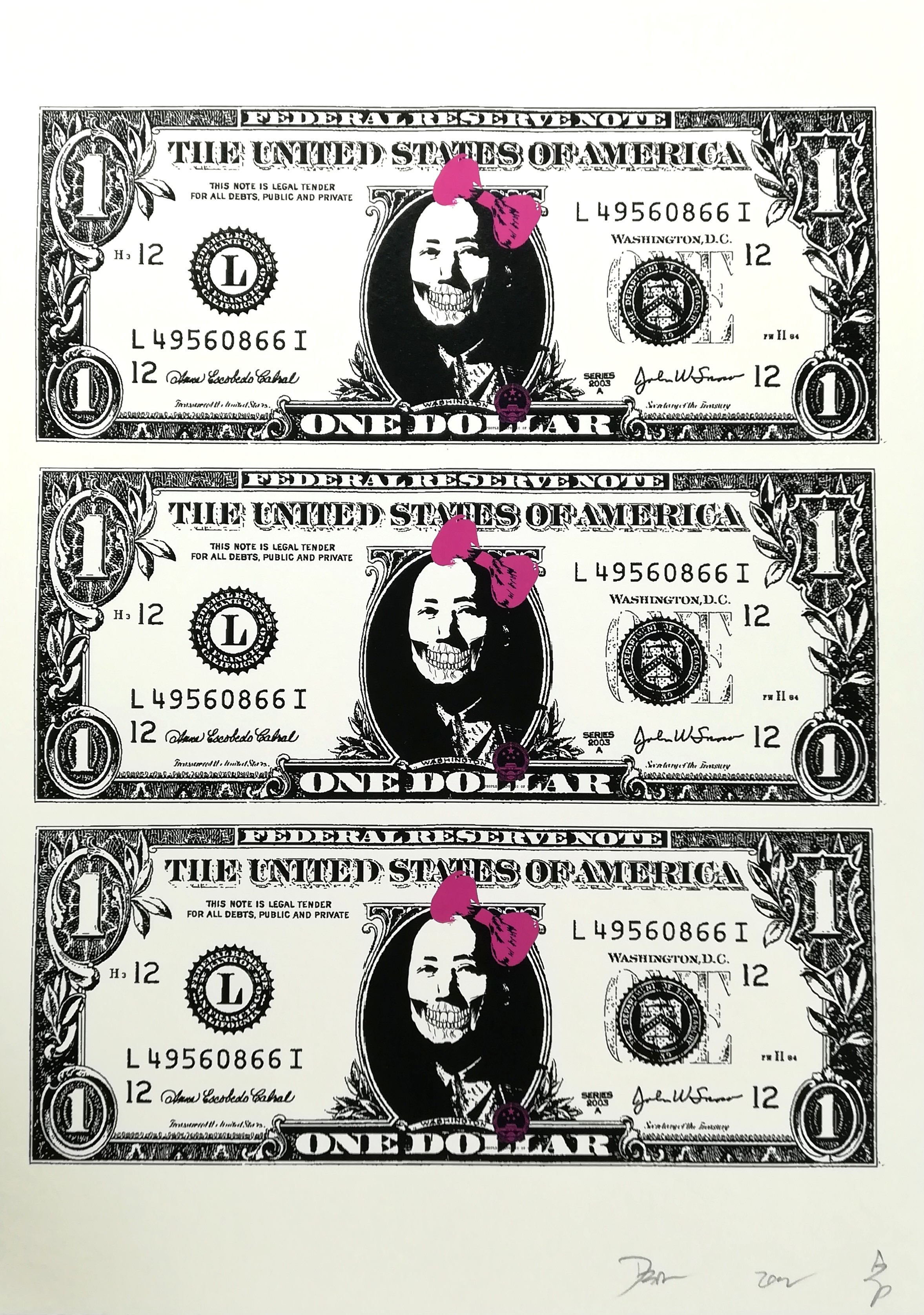 Death NYC, 3x Mao Dollars Death NYC, 3x Mao Dollars
