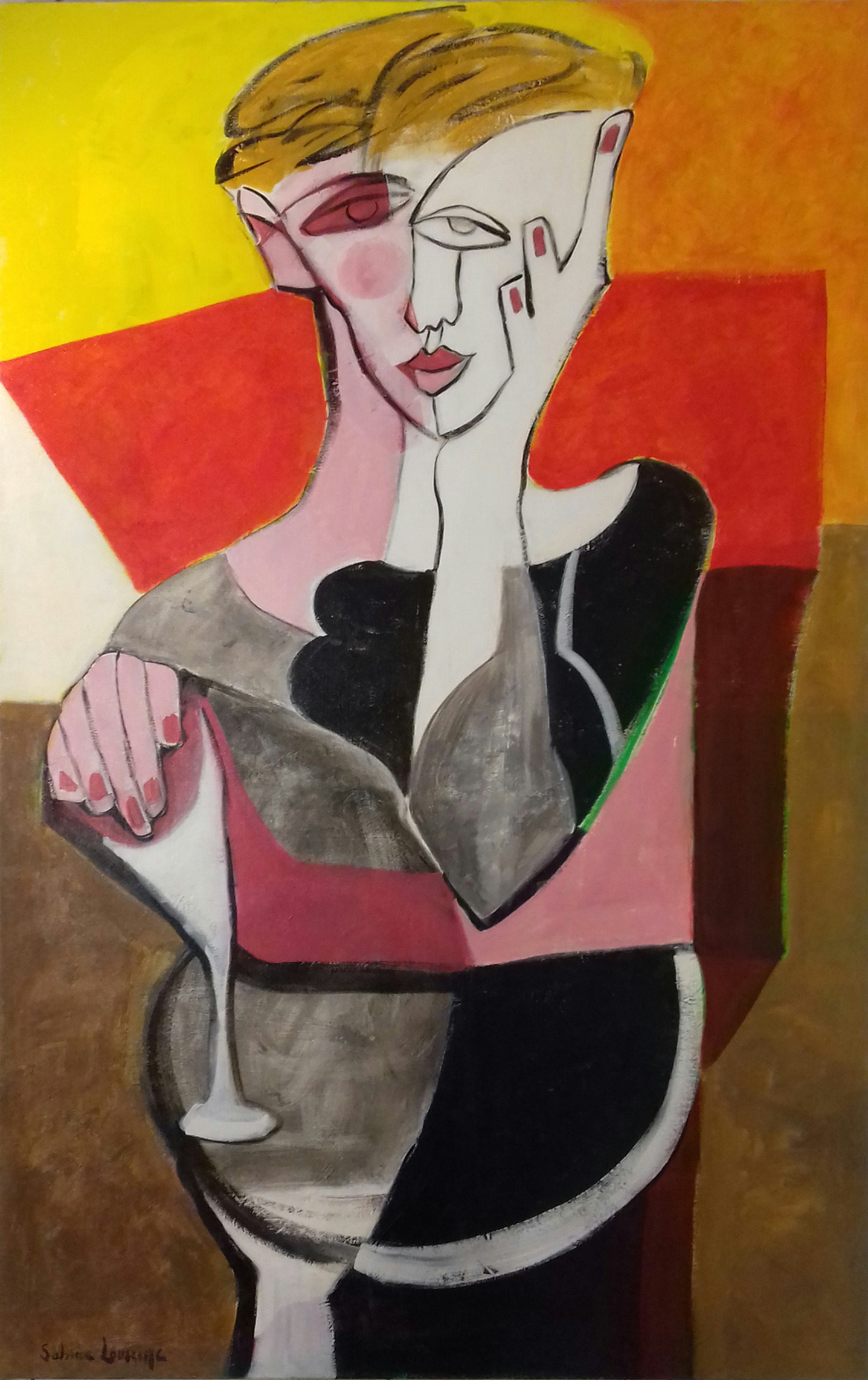 Sabine Louriac, La buveuse Sabine Louriac, La buveuse