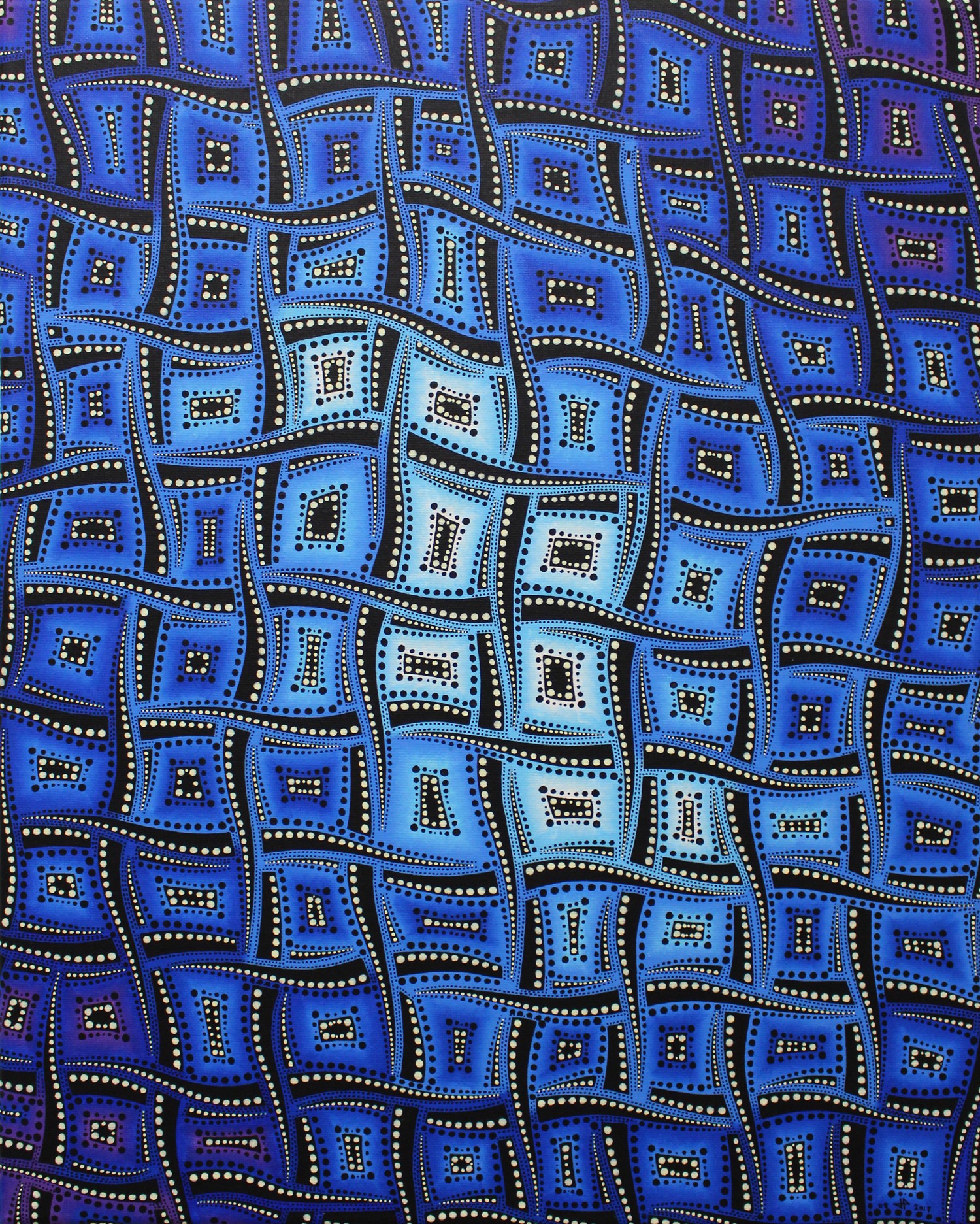 Jonathan Pradillon, Mouvements de couleurs bleutés Jonathan Pradillon, Mouvements de couleurs bleutés