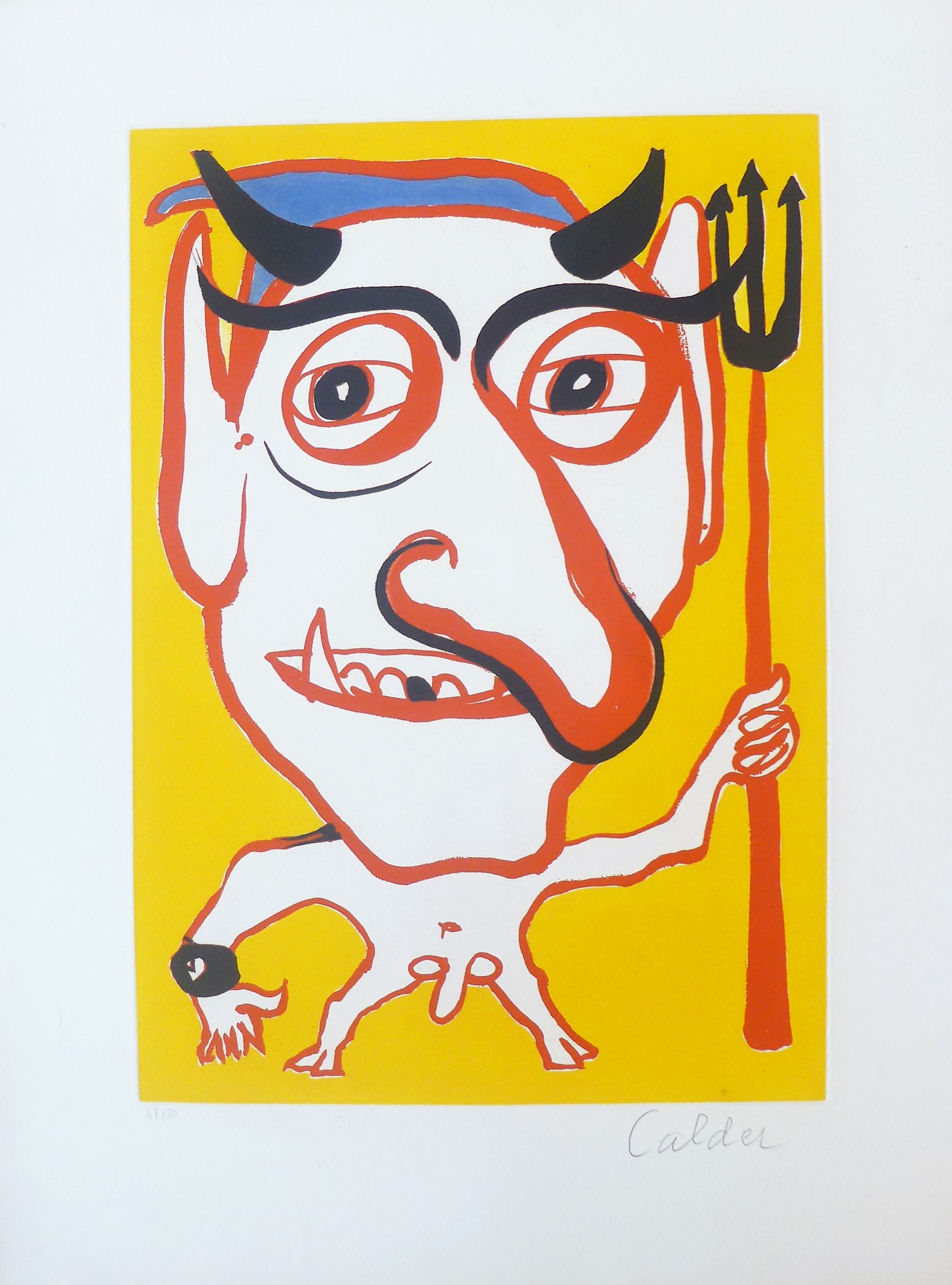 Alexander Calder, Portrait de Constantin Tacou Alexander Calder, Portrait de Constantin Tacou