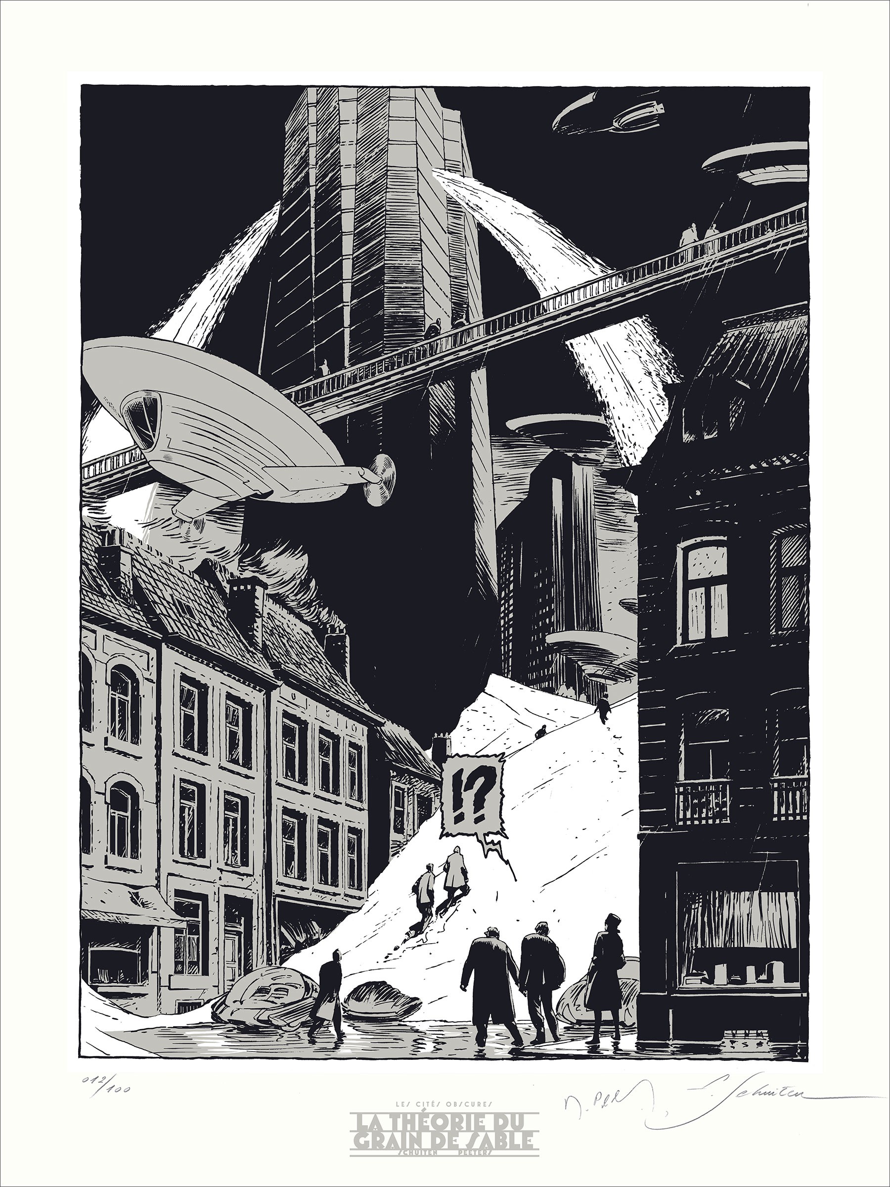 François Schuiten, Les Cités obscures - La théorie du Grain de sable François Schuiten, Les Cités obscures - La théorie du Grain de sable