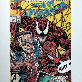 Print, Web of Spiderman Shit, John Love