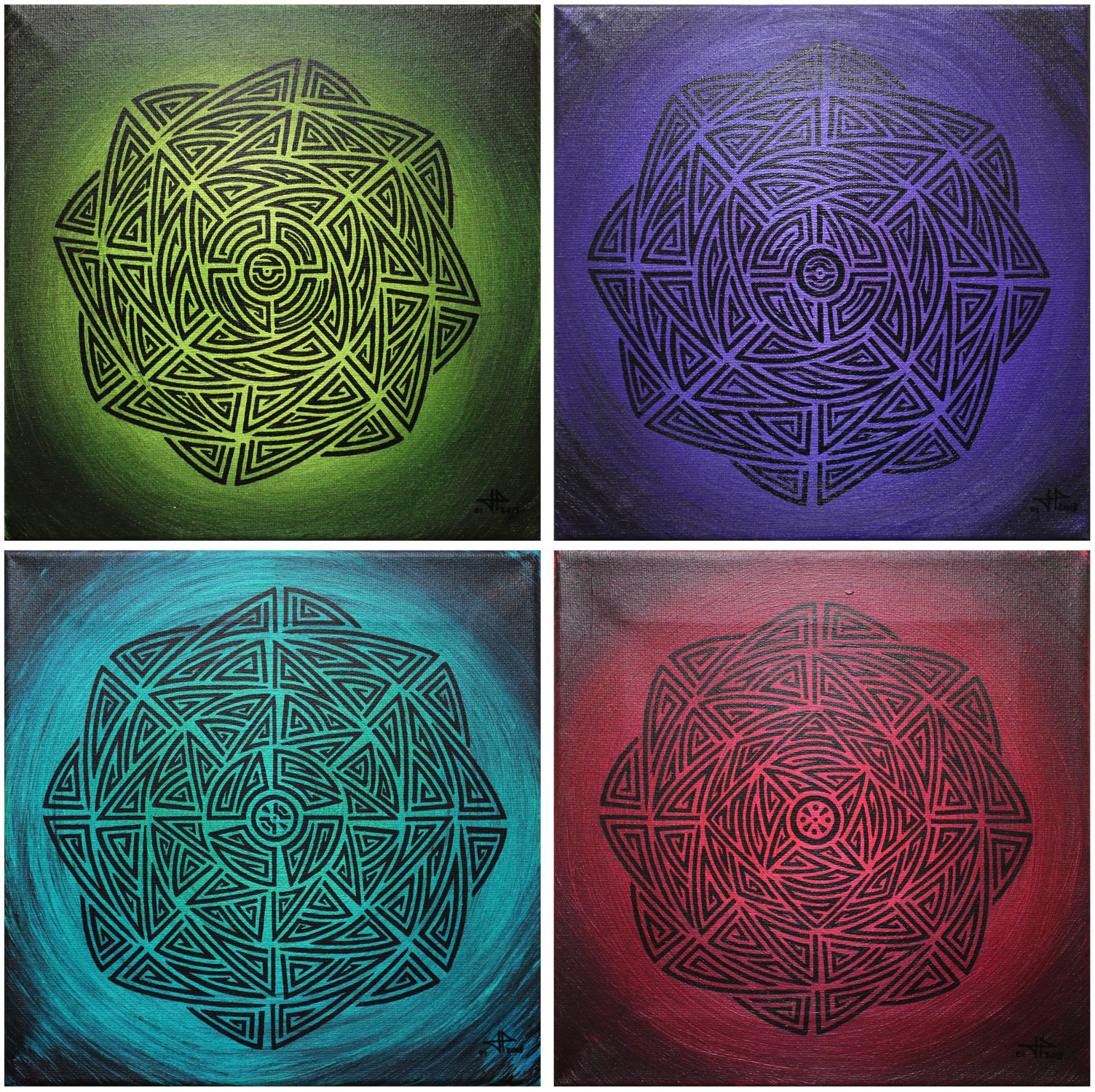 Jonathan Pradillon, Couleurs tribal 1 Jonathan Pradillon, Couleurs tribal 1