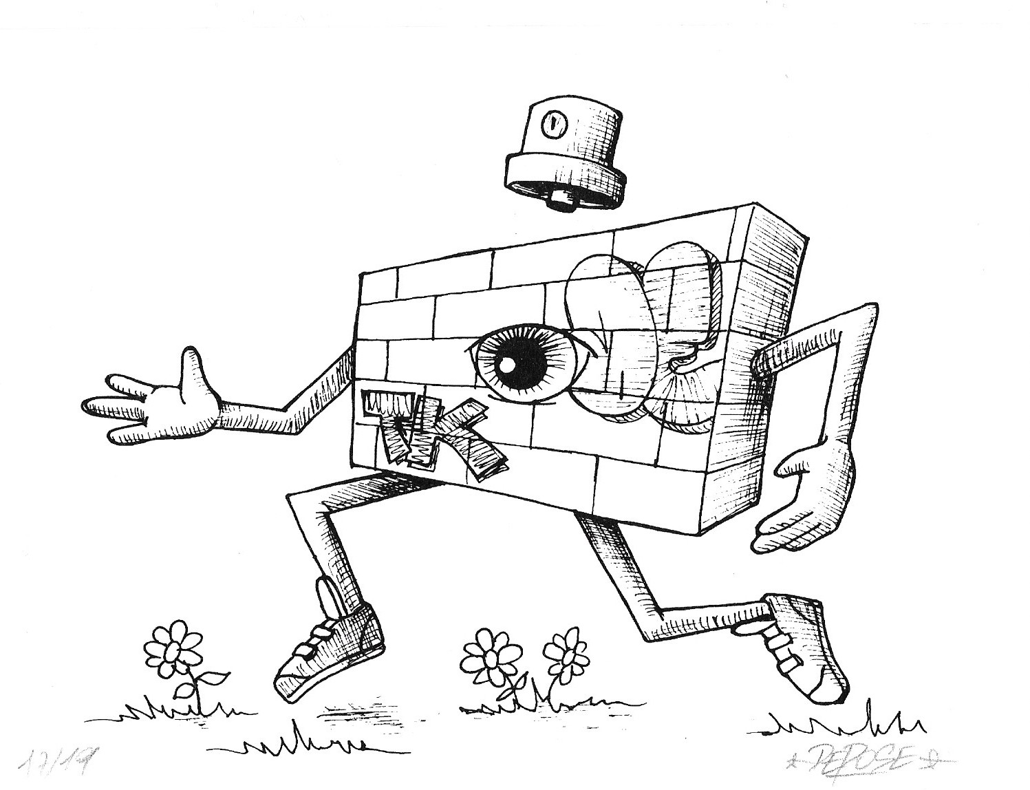 Depose, Mister Brick N&B Depose, Mister Brick N&B