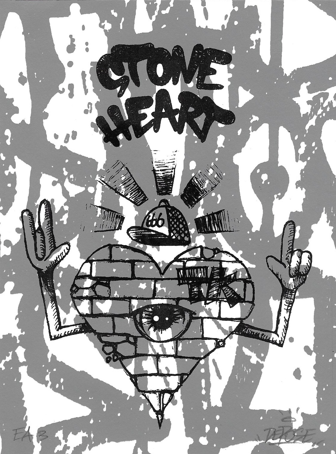 Depose, Stone Heart N&B Depose, Stone Heart N&B