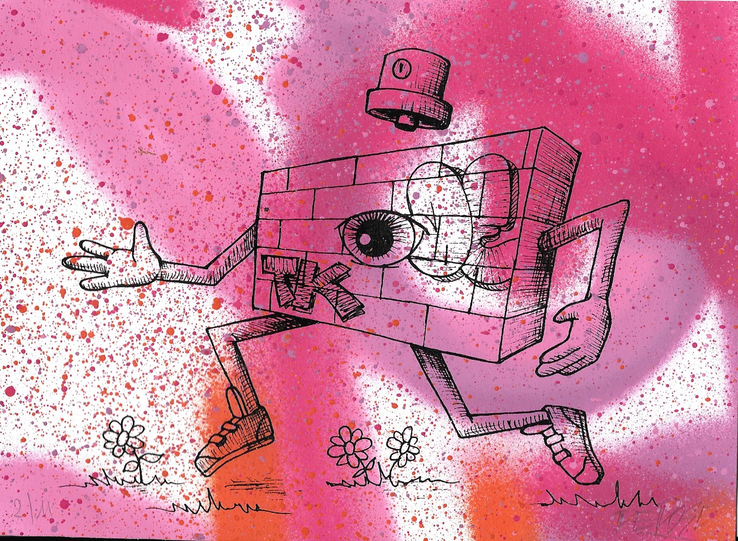 Depose, Mister brick pink Depose, Mister brick pink