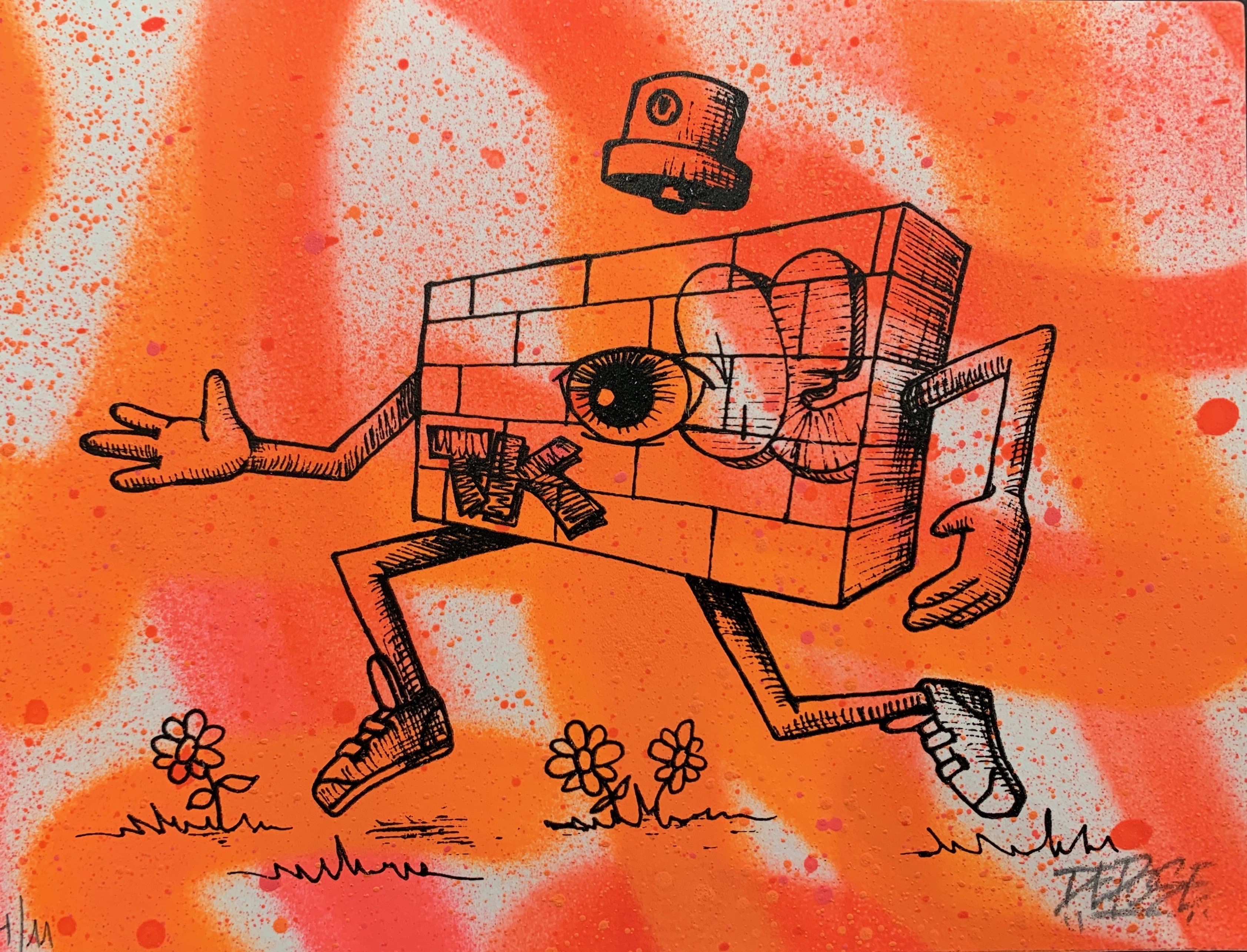 Depose, Mister brick orange Depose, Mister brick orange