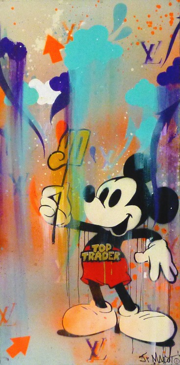 ▷ Yo! Mickey Top Trader X Nike! by JP Malot, 2019, Painting
