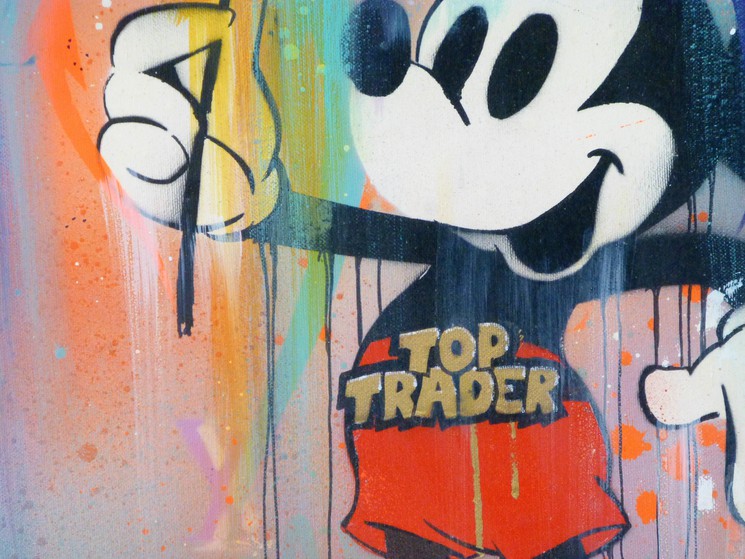 ▷ Yo! Mickey Top Trader X Nike! by JP Malot, 2019, Painting