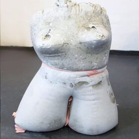 Sculpture, Inflatable Love Doll #9, Concrete Sculpture, Bernadette Despujols