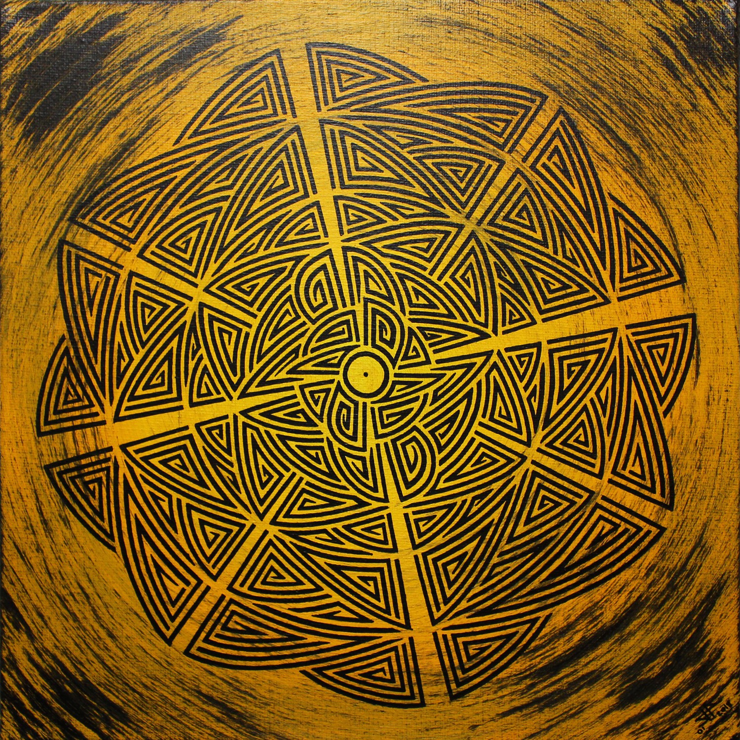 Jonathan Pradillon, Jaune tribal Jonathan Pradillon, Jaune tribal