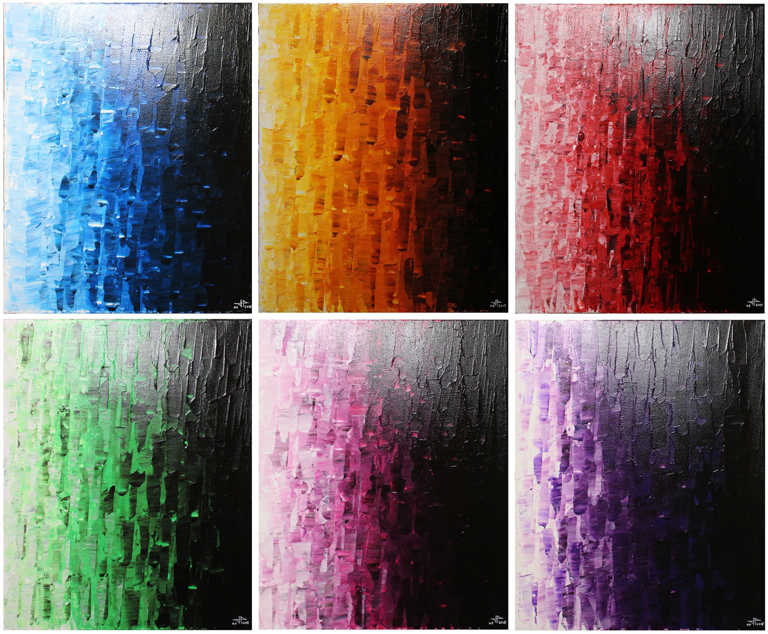 Jonathan Pradillon, Fondus colorés Jonathan Pradillon, Fondus colorés