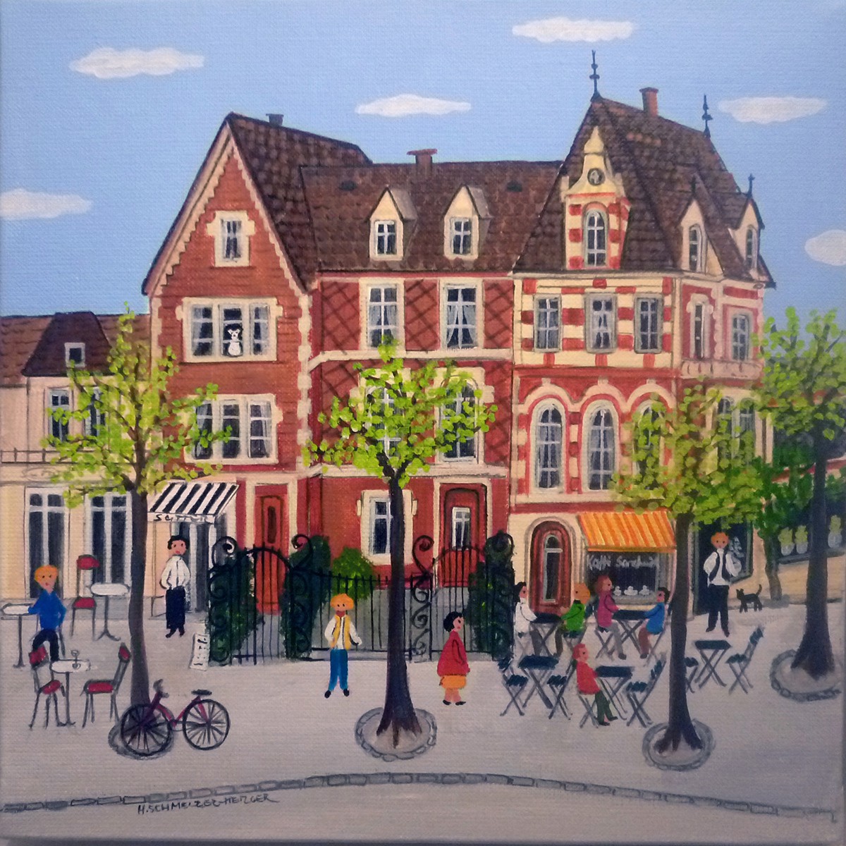 Heidi Schmelzer, Wettsteinplatz Heidi Schmelzer, Wettsteinplatz