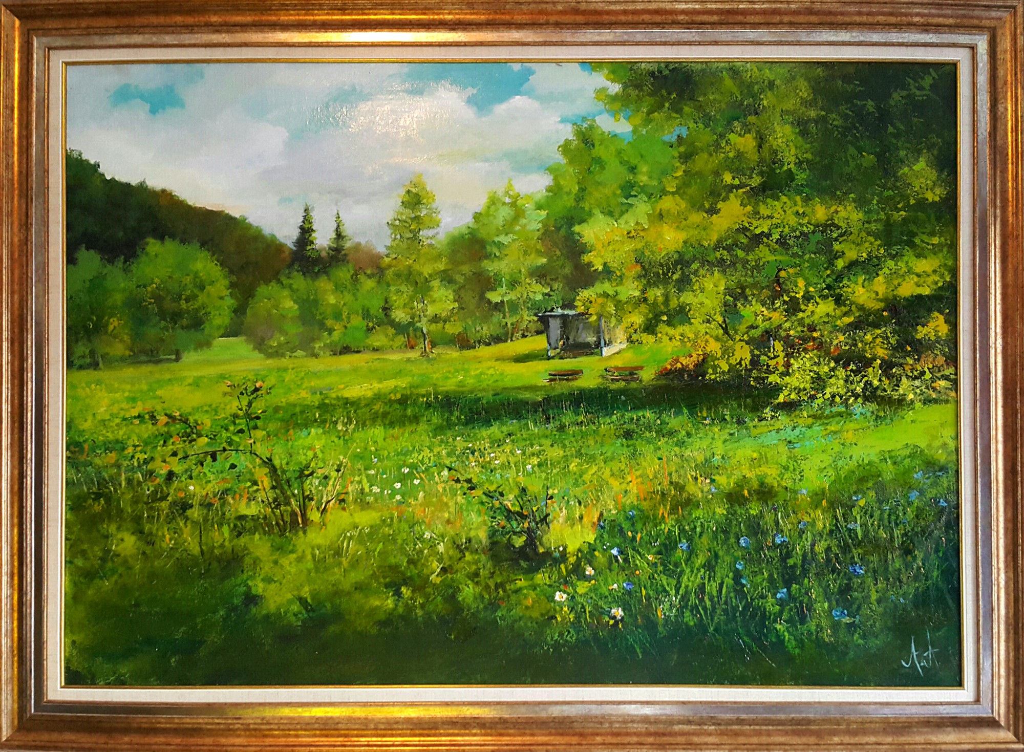 Alexandar Assenov, Summer Landscape Alexandar Assenov, Summer Landscape