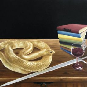 Painting, Asclepio, Josep Garcia Marsal