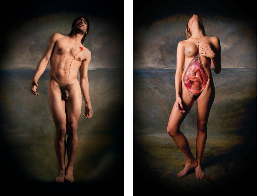 Mauricio Velez, Half Angels Half Demons #45 and #47 (Diptych) Mauricio Velez, Half Angels Half Demons #45 and #47 (Diptych)
