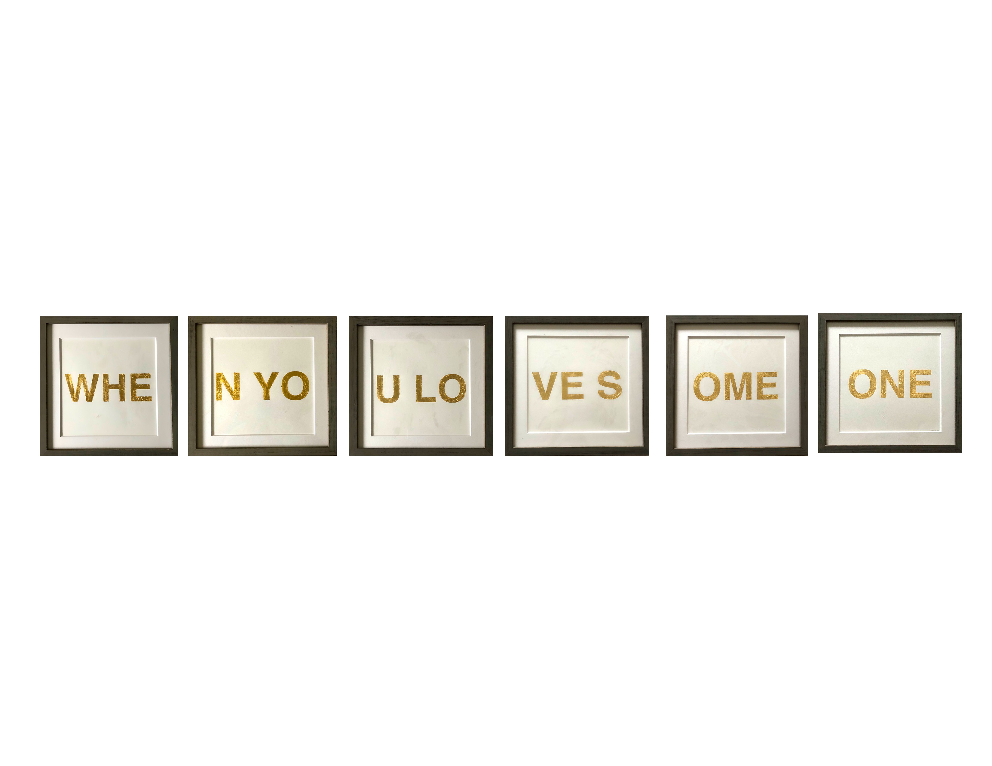 Casey Waterman, When You Love Someone. From the Origin series. Frame Black Casey Waterman, When You Love Someone. From the Origin series. Frame Black