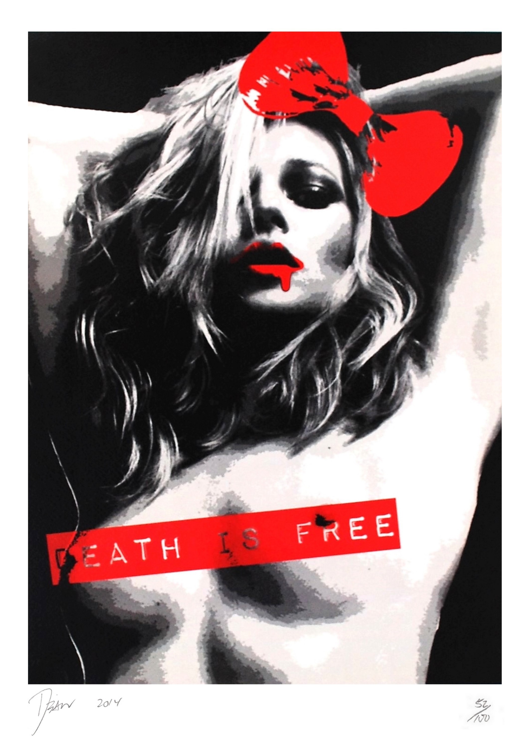 Death NYC, Kate Moss P Red Death NYC, Kate Moss P Red