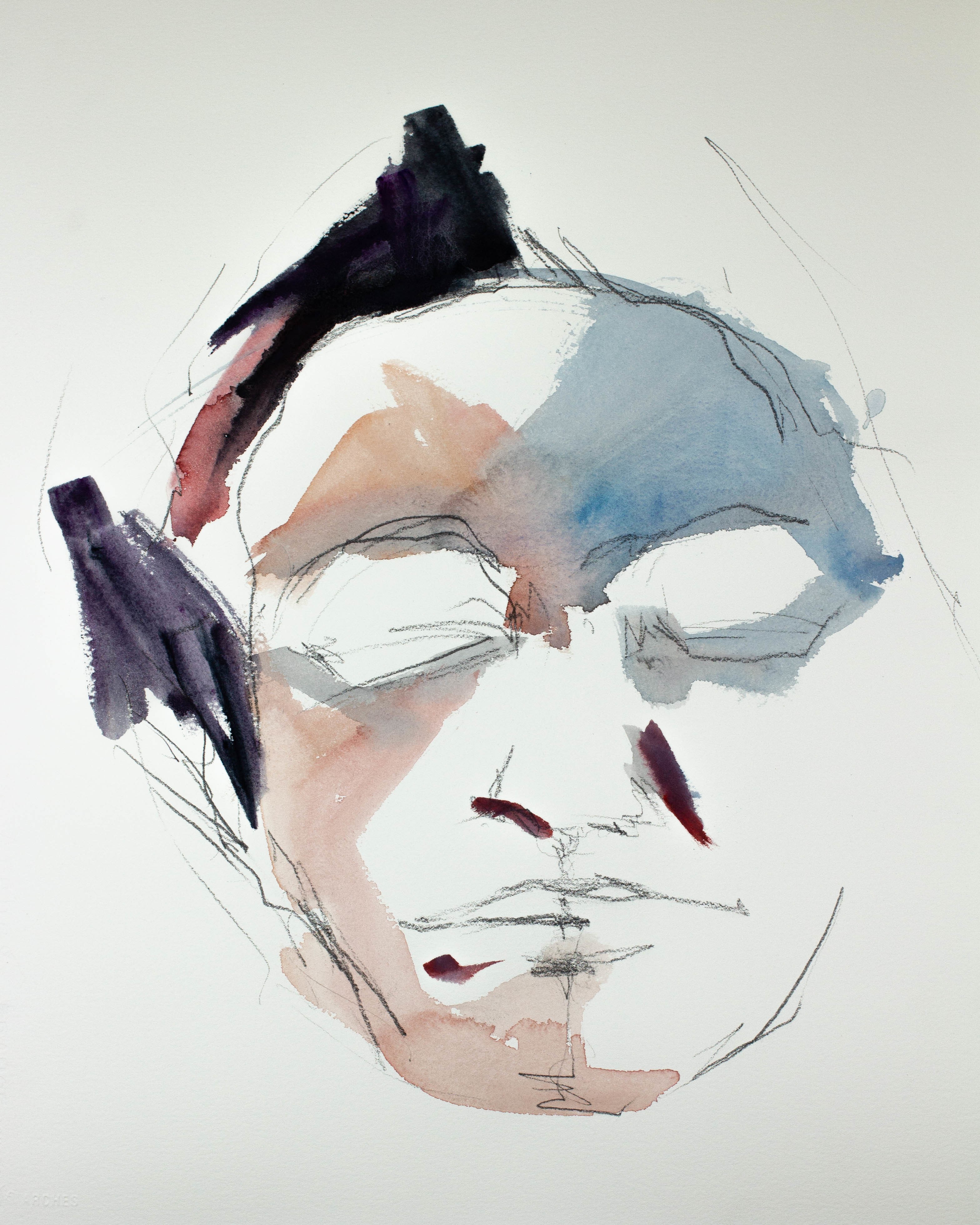 Elizabeth Becker, Portrait Sketch No. 1 Elizabeth Becker, Portrait Sketch No. 1