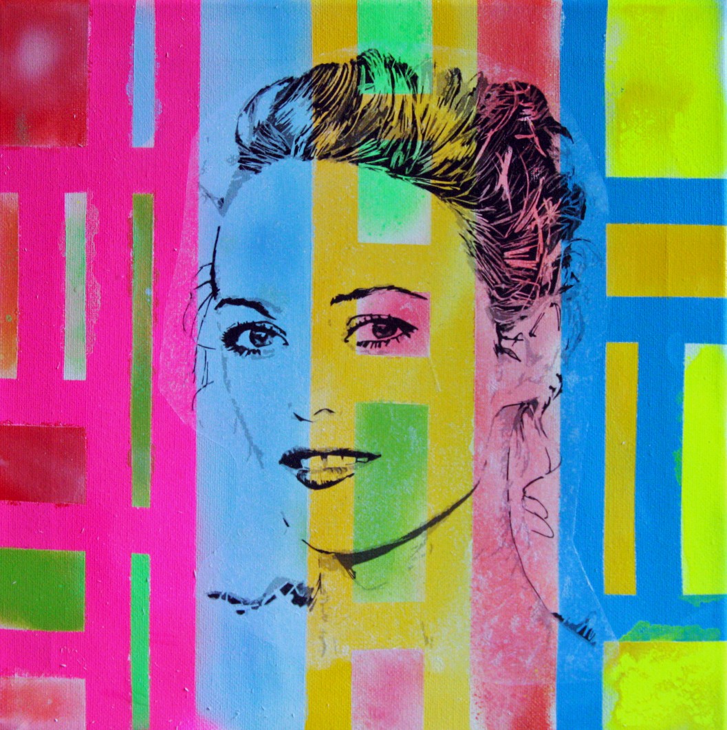 PyB, Vanessa Paradis street Art PyB, Vanessa Paradis street Art