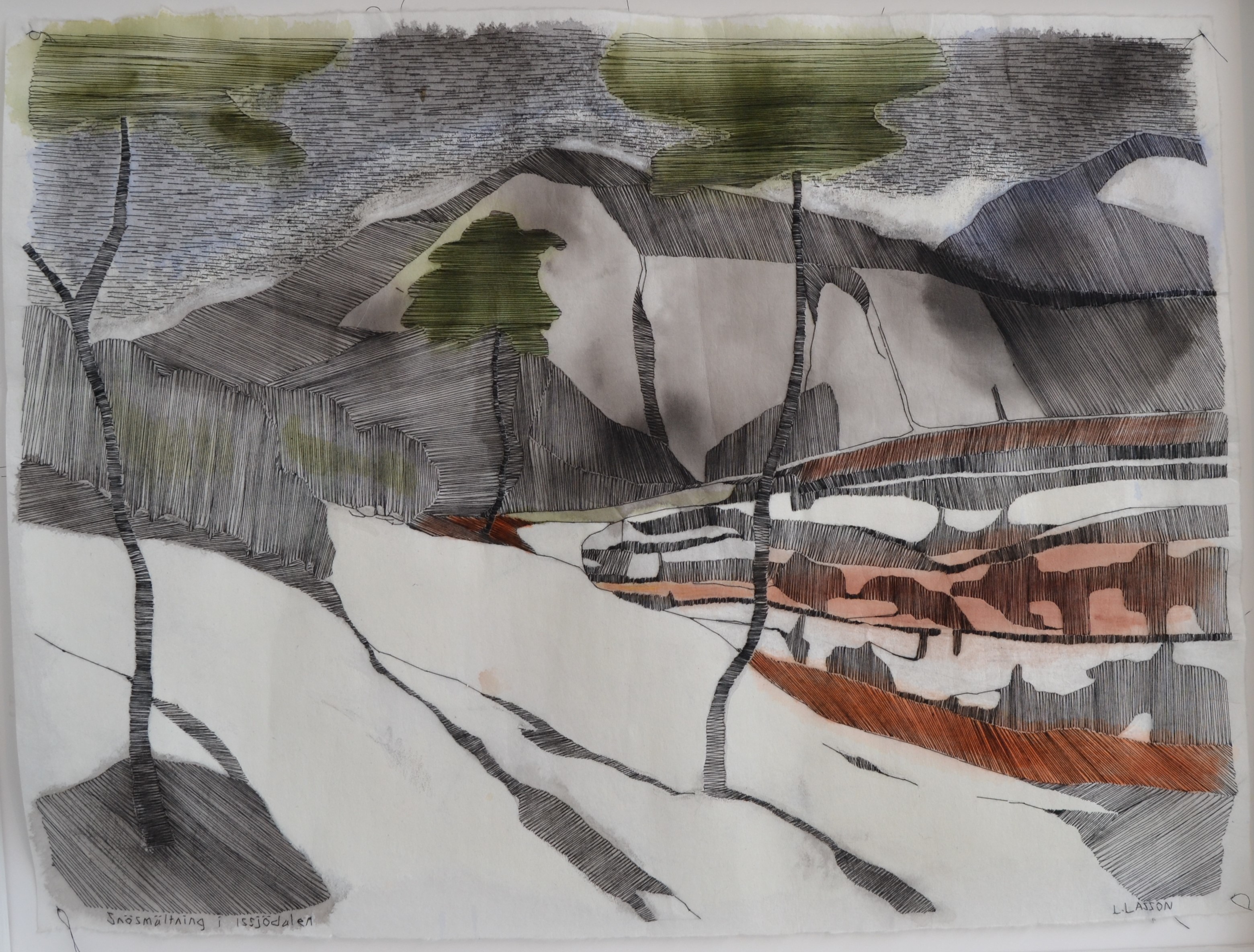 Linda Lasson, The snow melts in Ice Lake Valley Linda Lasson, The snow melts in Ice Lake Valley