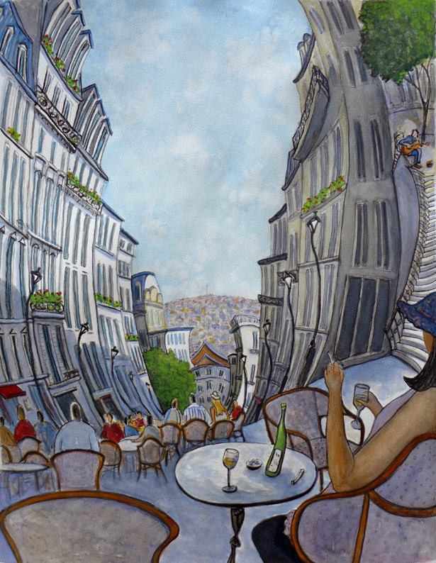 Linda McCluskey, Afternoon in Montmartre Linda McCluskey, Afternoon in Montmartre