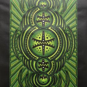 Peinture, Cycle verdoyant, Jonathan Pradillon