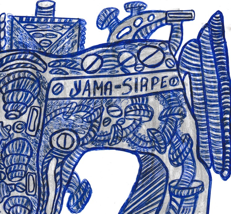 Ezekiel Messou, Yama-Sirpe, Fine Art Drawings on paper