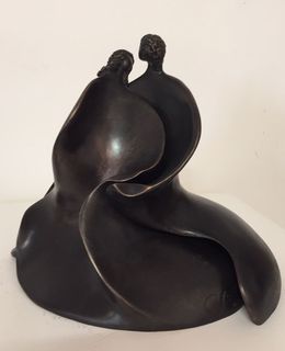 Escultura, Le Baiser  --- numéroté 1/8 ., Véronique Clanet