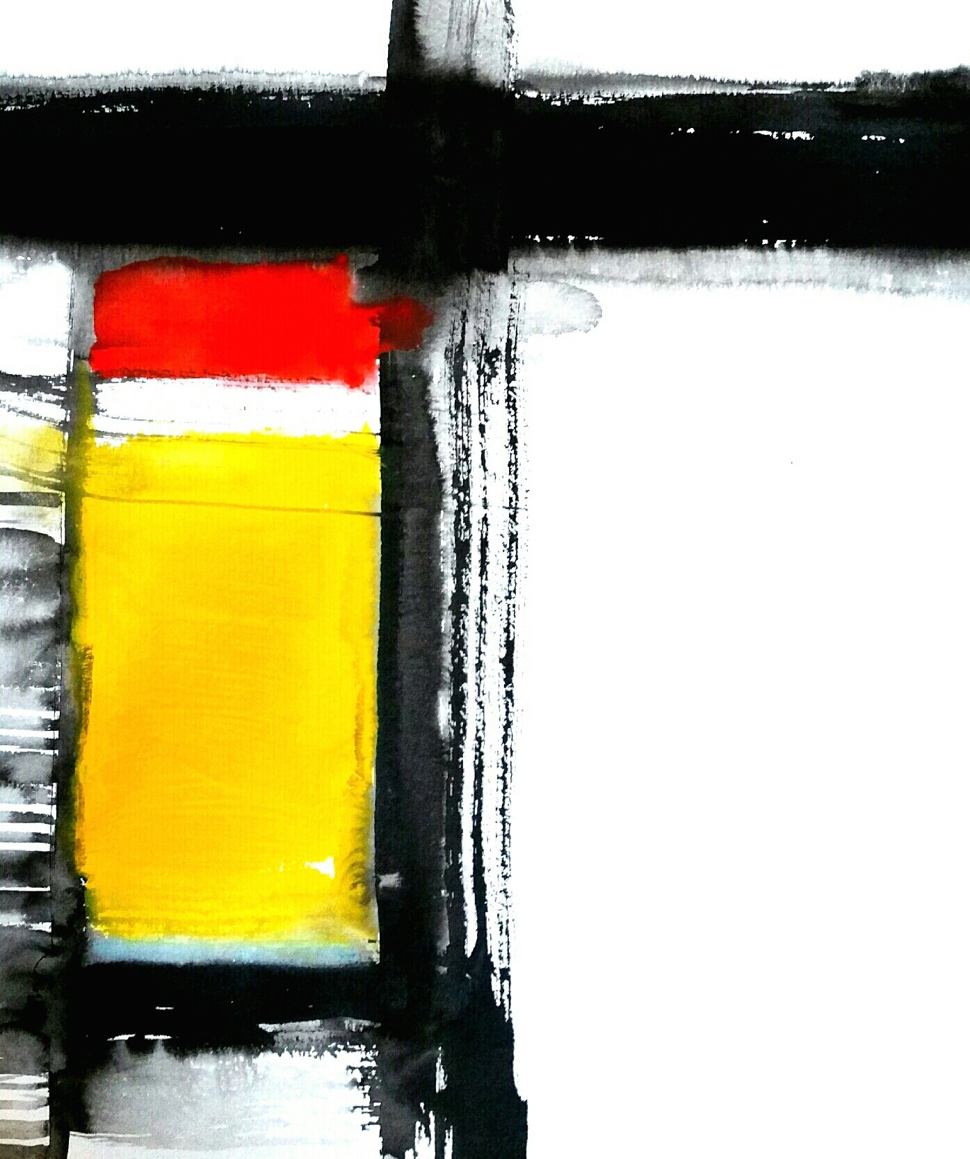 Sounya Whang, Composition encre Sounya Whang, Composition encre