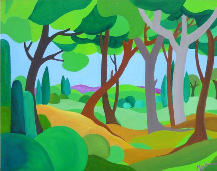 Brigitte Thonhauser-Merk, La forêt I Brigitte Thonhauser-Merk, La forêt I