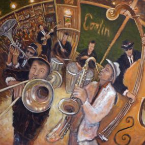 Gemälde, Coolin Jazz, Linda McCluskey