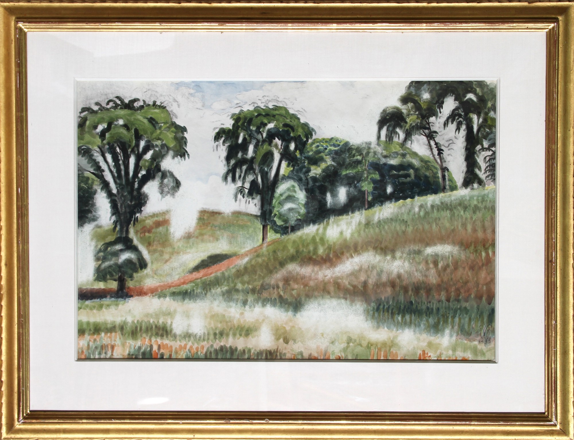Charles Burchfield, Scene on Windspear Road Charles Burchfield, Scene on Windspear Road