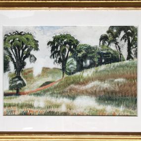 Gemälde, Scene on Windspear Road, Charles Burchfield