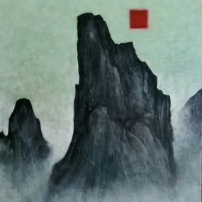 Gemälde, Red square 2, Antonin Grace