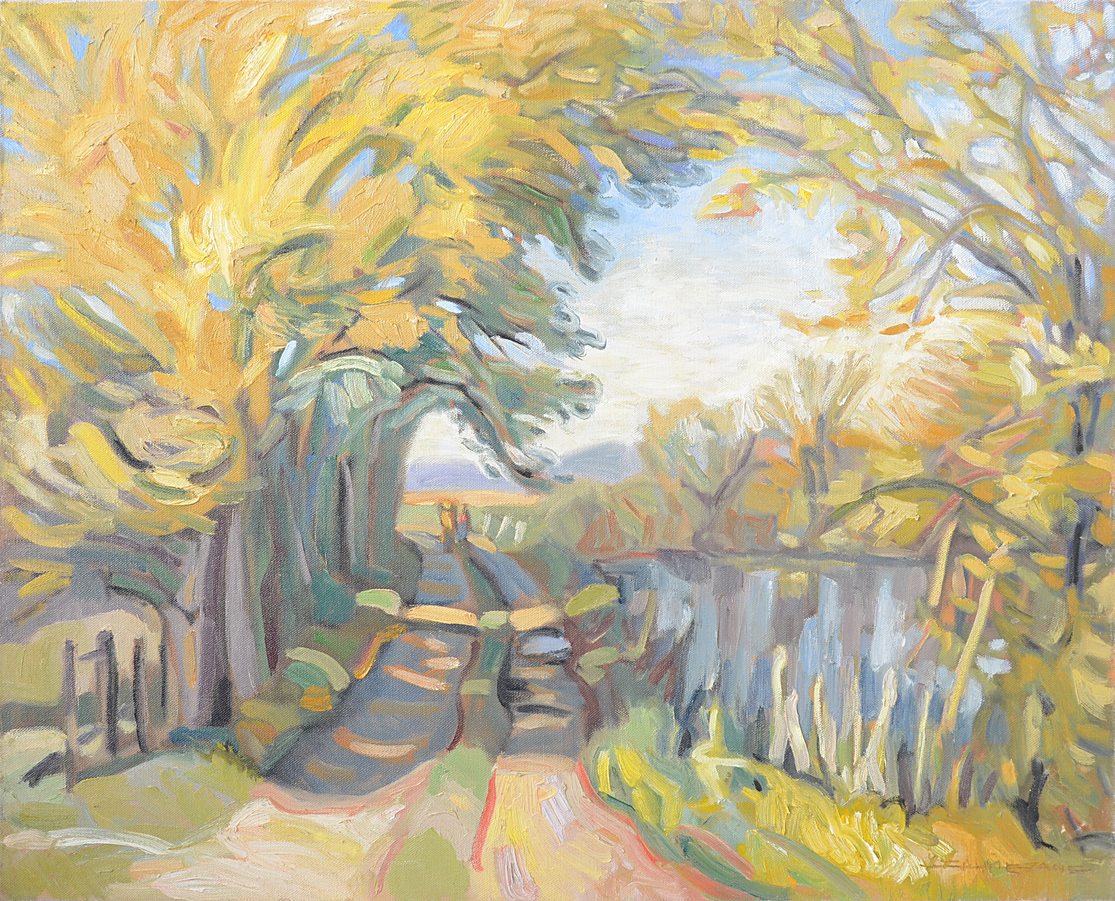 Yves Calméjane, Au bord de l'étang Yves Calméjane, Au bord de l'étang
