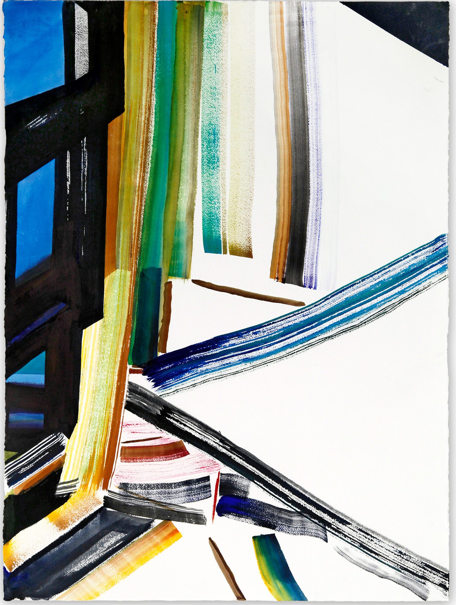 Laura Newman, Drybrush with building Laura Newman, Drybrush with building