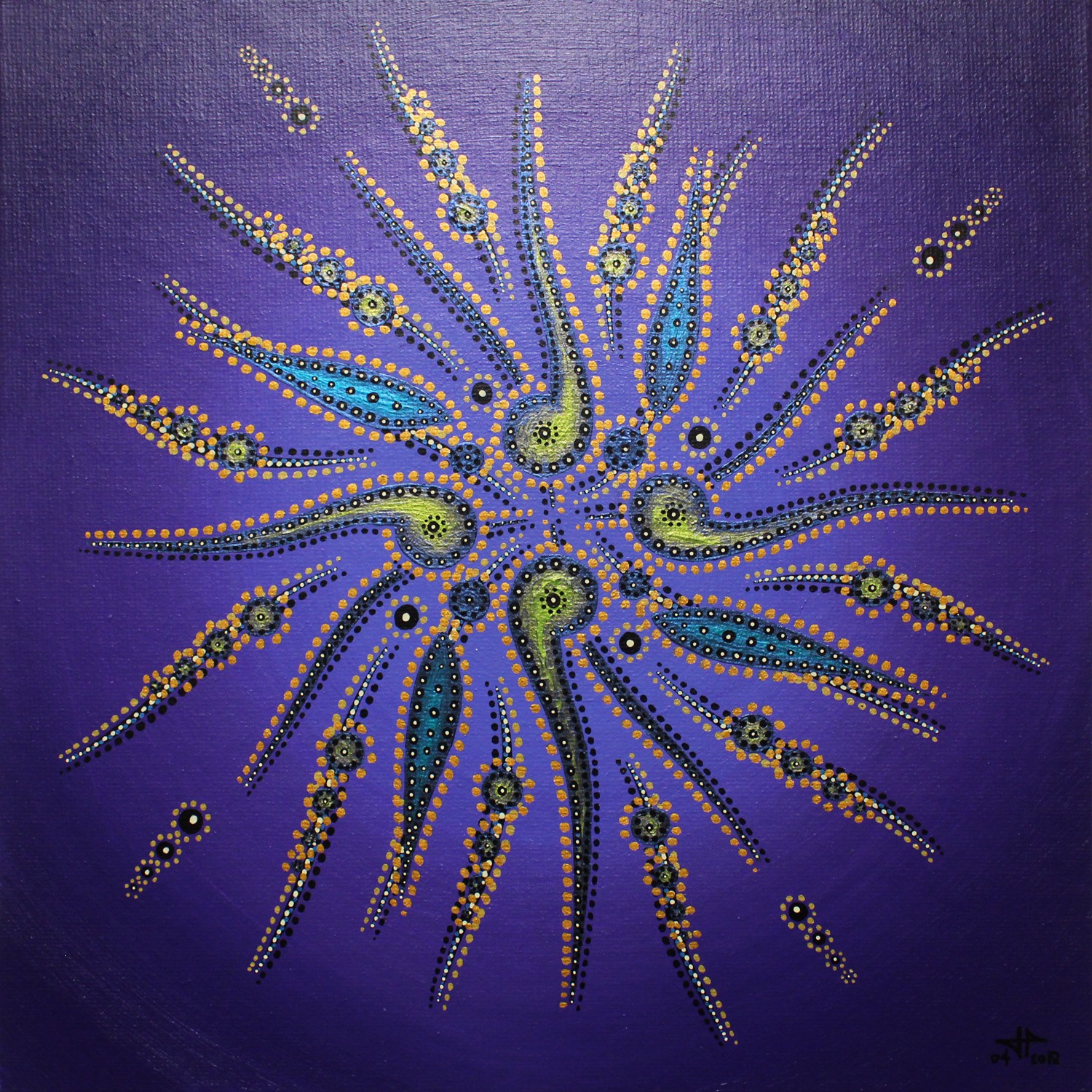 Jonathan Pradillon, Mouvement de formes violettes Jonathan Pradillon, Mouvement de formes violettes